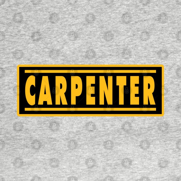 Carpenter by  The best hard hat stickers 